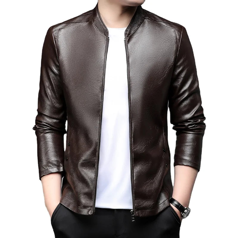 Jaqueta de Couro Masculina Bellvian - BL144