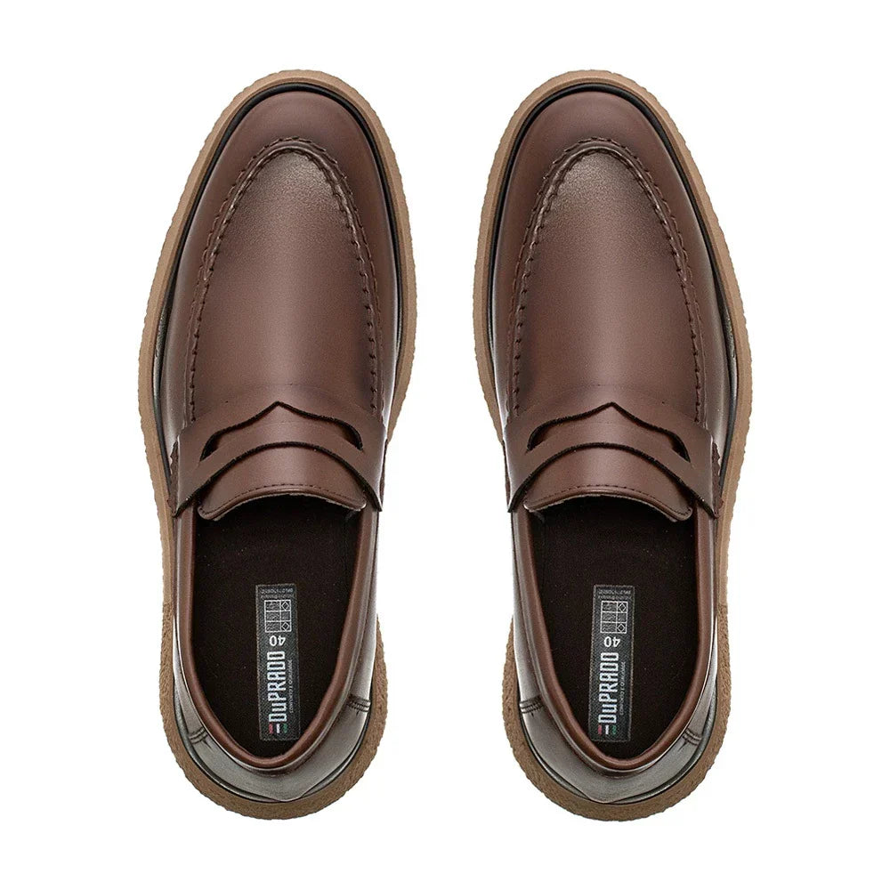 Sapato Mocasssim Masculino Loafer Casual New Crepe Confort Classic
