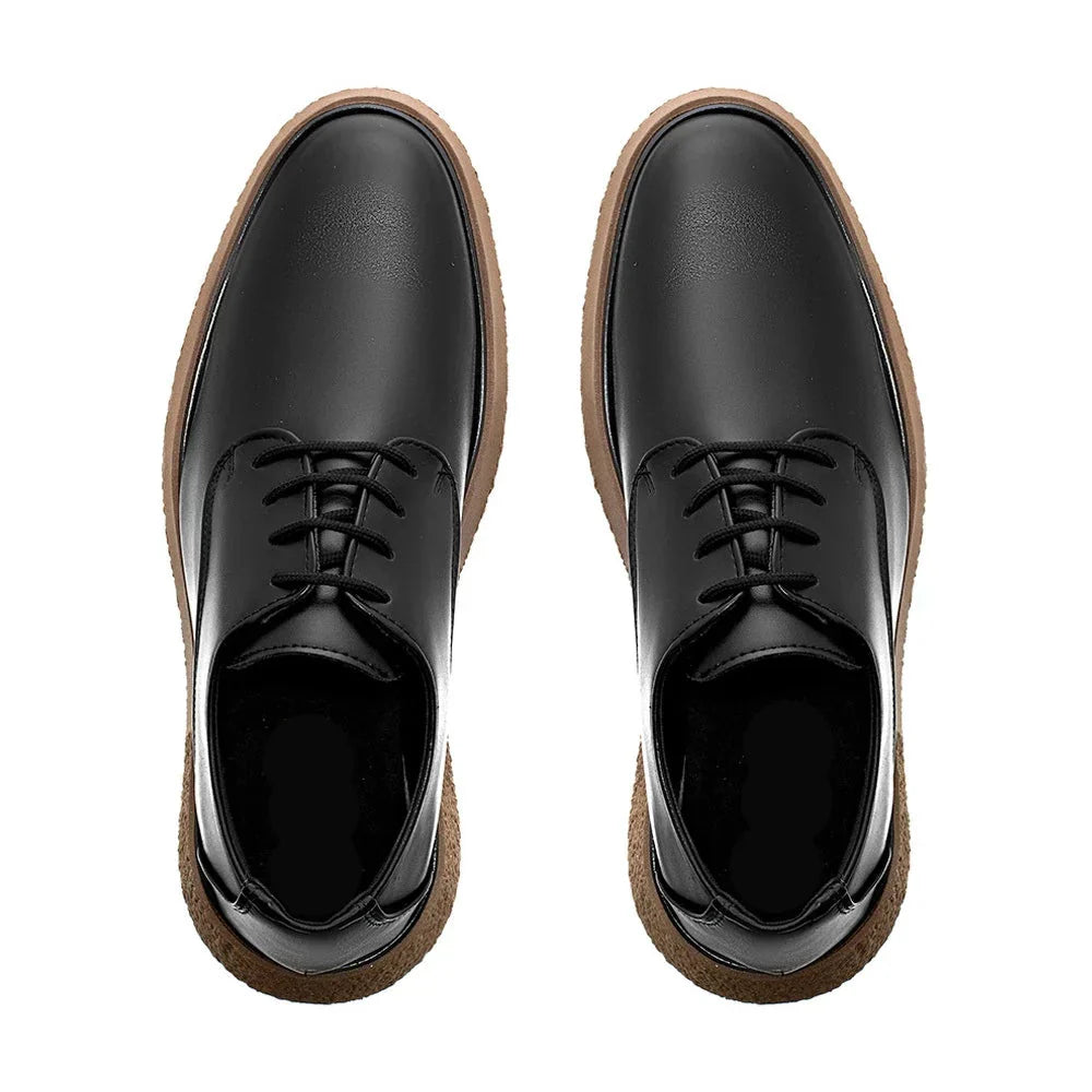 Sapato Masculino Derby Casual New Crepe Confort Classic