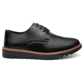 Sapato Social Masculino Esporte Fino Derby Preto Sola Alta